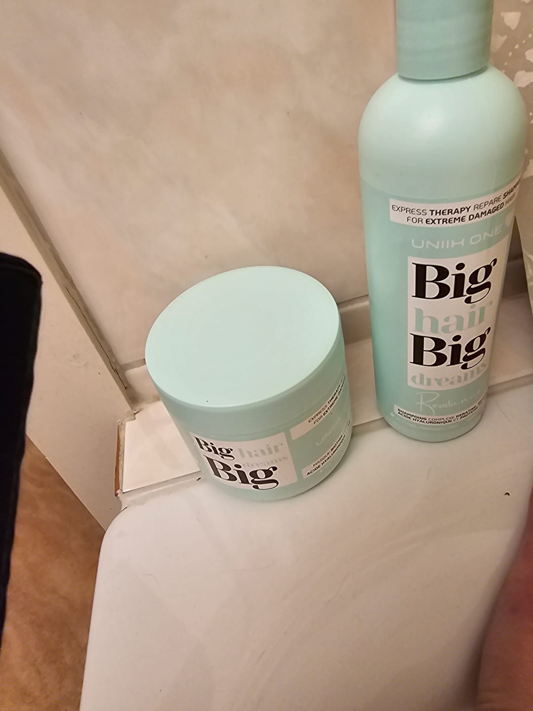 Customer photo review of Gamme Résistance - Kit Complet - Shampooing, masque et sérum