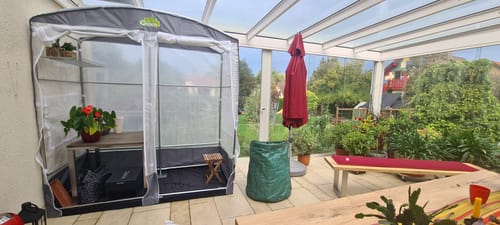 Customer photo review of Überwinterungszelt "Patioflora 200/XL" für Pflanzen L 200 x B 100 x H 220 cm