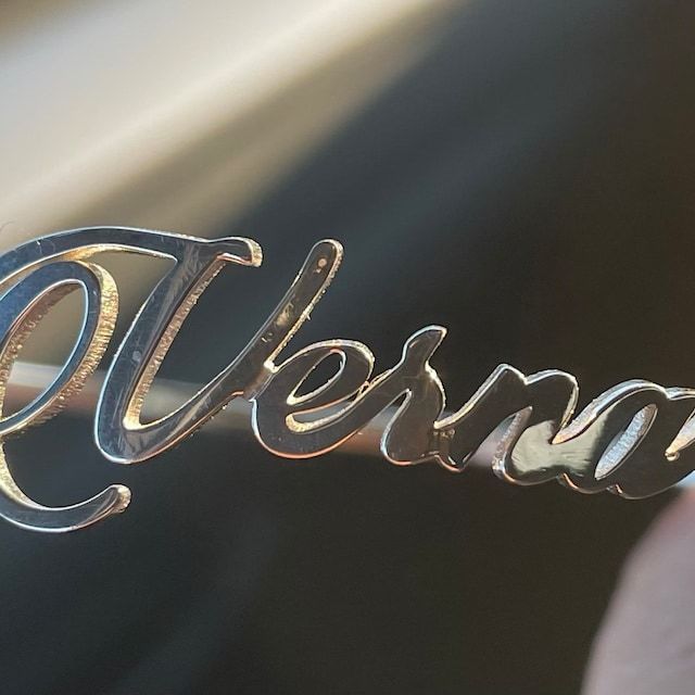 Customer photo review of Custom Name Bangle Bracelet