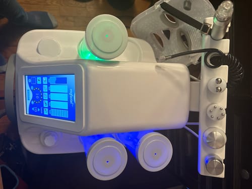 Customer photo review of 7 in 1 Hydrafacial Machine for Skin Rejuvenation