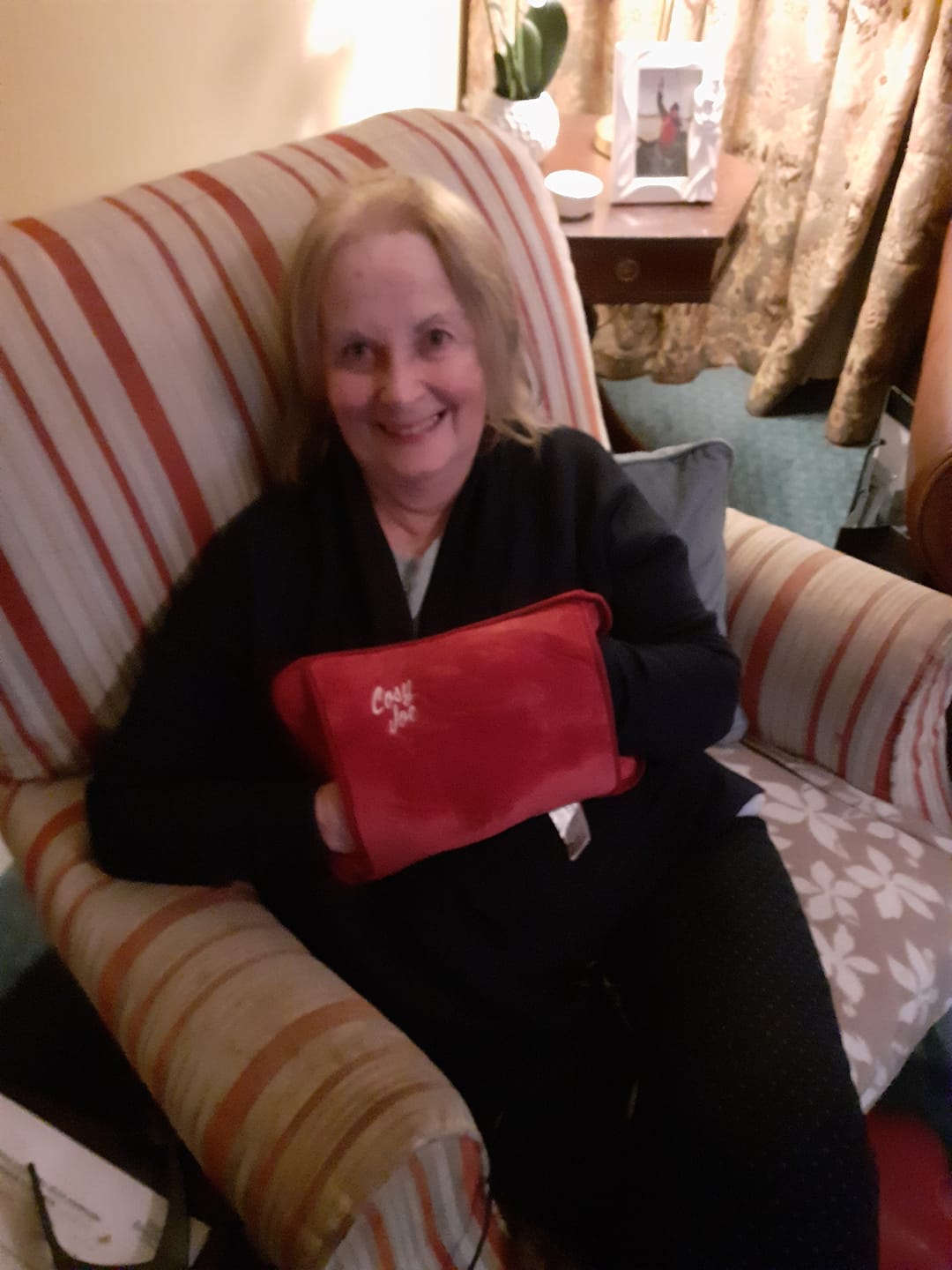 Customer photo review of Cosy Joe Electric Hot Water Bottle