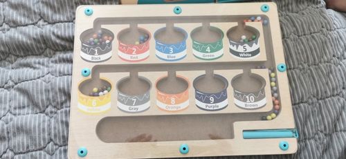 Customer photo review of Kletshuts™ MagneticMaze - Farve- Og Tal-labyrintlegetøj