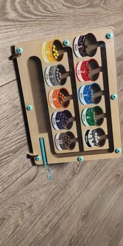 Customer photo review of Kletshuts™ MagneticMaze - Farve- Og Tal-labyrintlegetøj