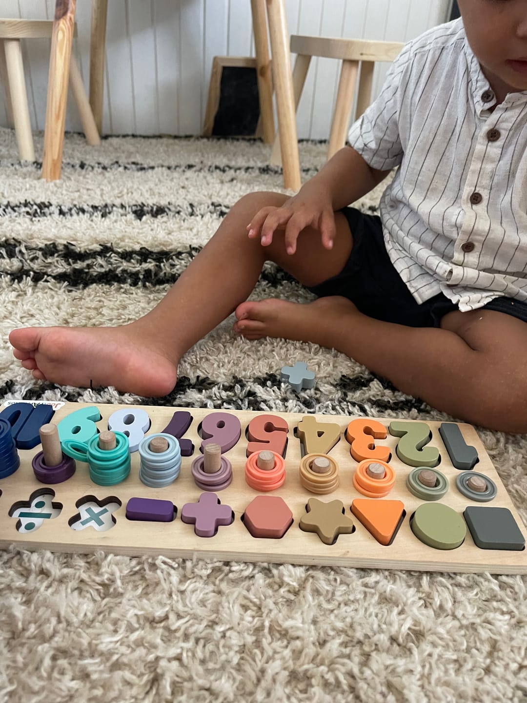 Customer photo review of Puzzle en bois pour apprendre les chiffres