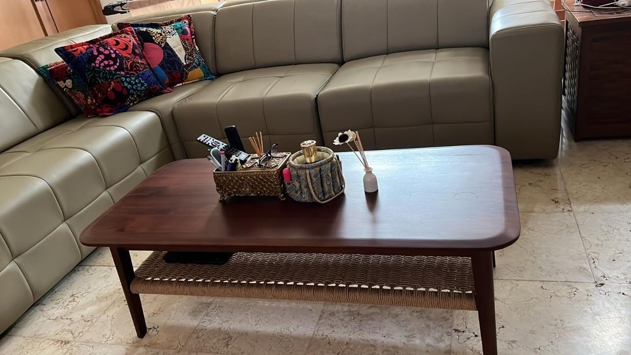 Customer photo review of Exclusive Teak & Loom Coffee Table