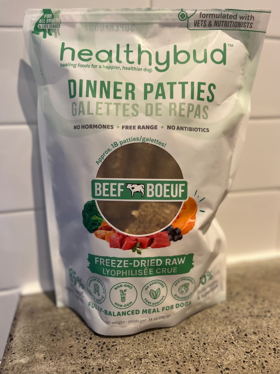 Customer photo review of Beef Meal Patties