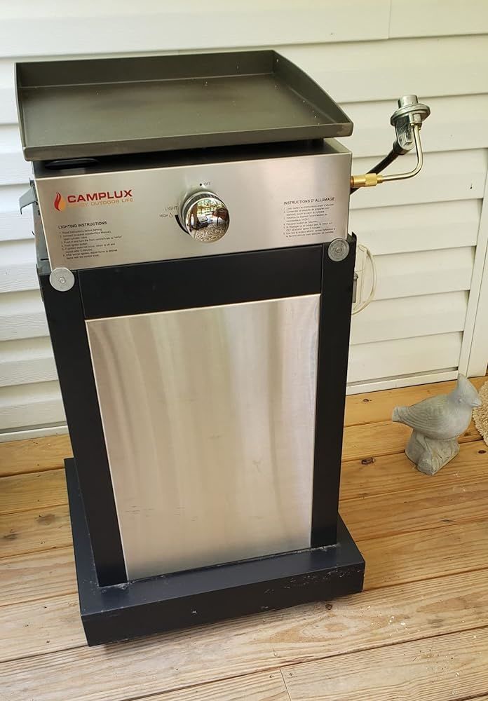 Customer photo review of Camplux Outdoor Portable Griddles for RV, Camping and Tailgating - 17 Inch 13,000 BTU