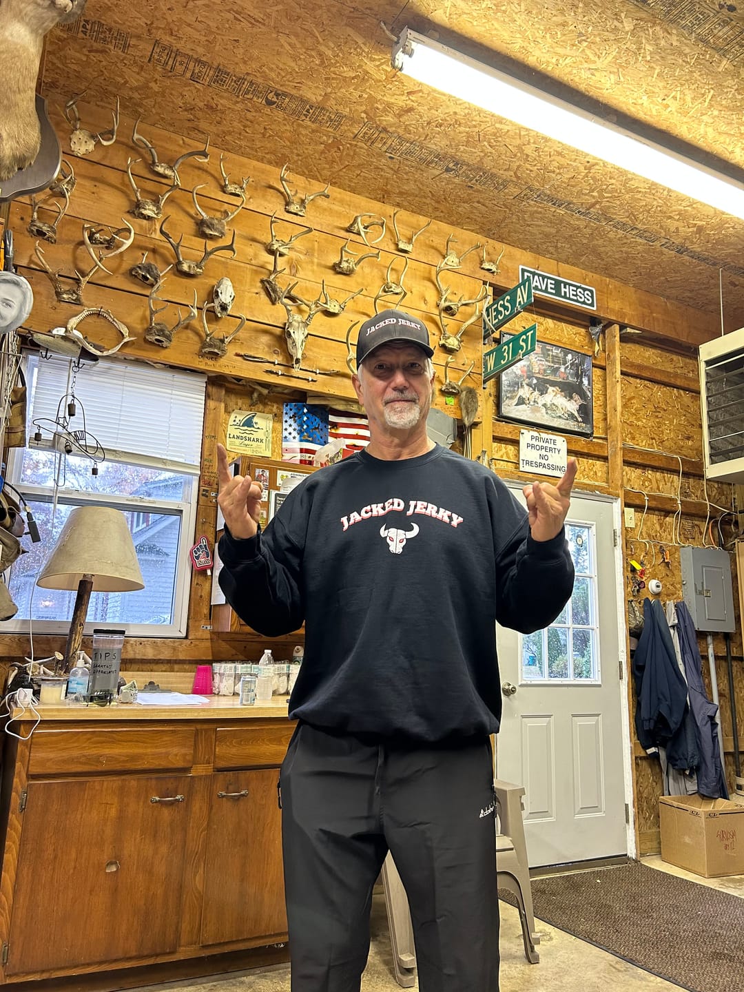 Customer photo review of Jacked Jerky Crew Neck