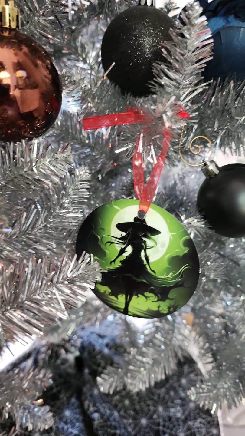 Customer photo review of Scary Pumpkin Jack-O-Lantern Halloween Ornament for Mini Tree Decoration