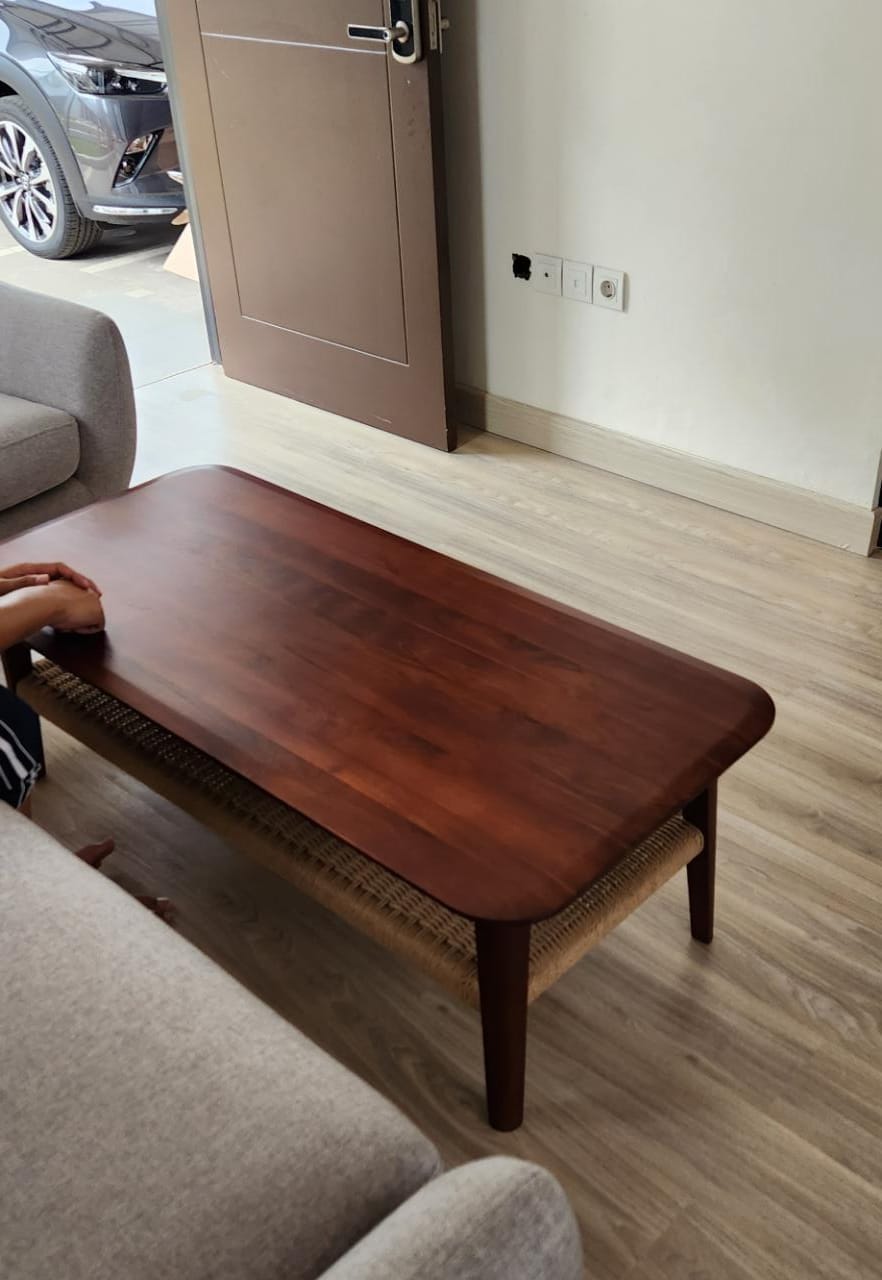 Customer photo review of Exclusive Teak & Loom Coffee Table