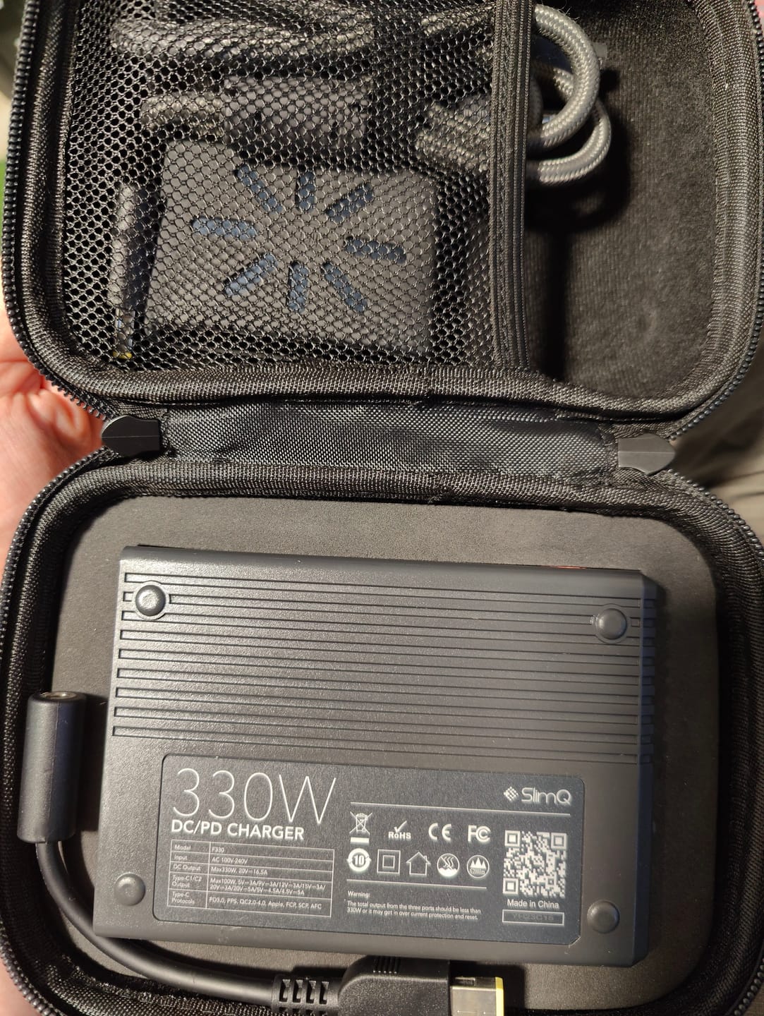 Customer photo review of DC to USB Extender For SlimQ 150W/240W/330W