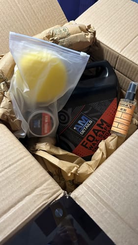 Customer photo review of AM Foam - Wax Safe Snow Foam