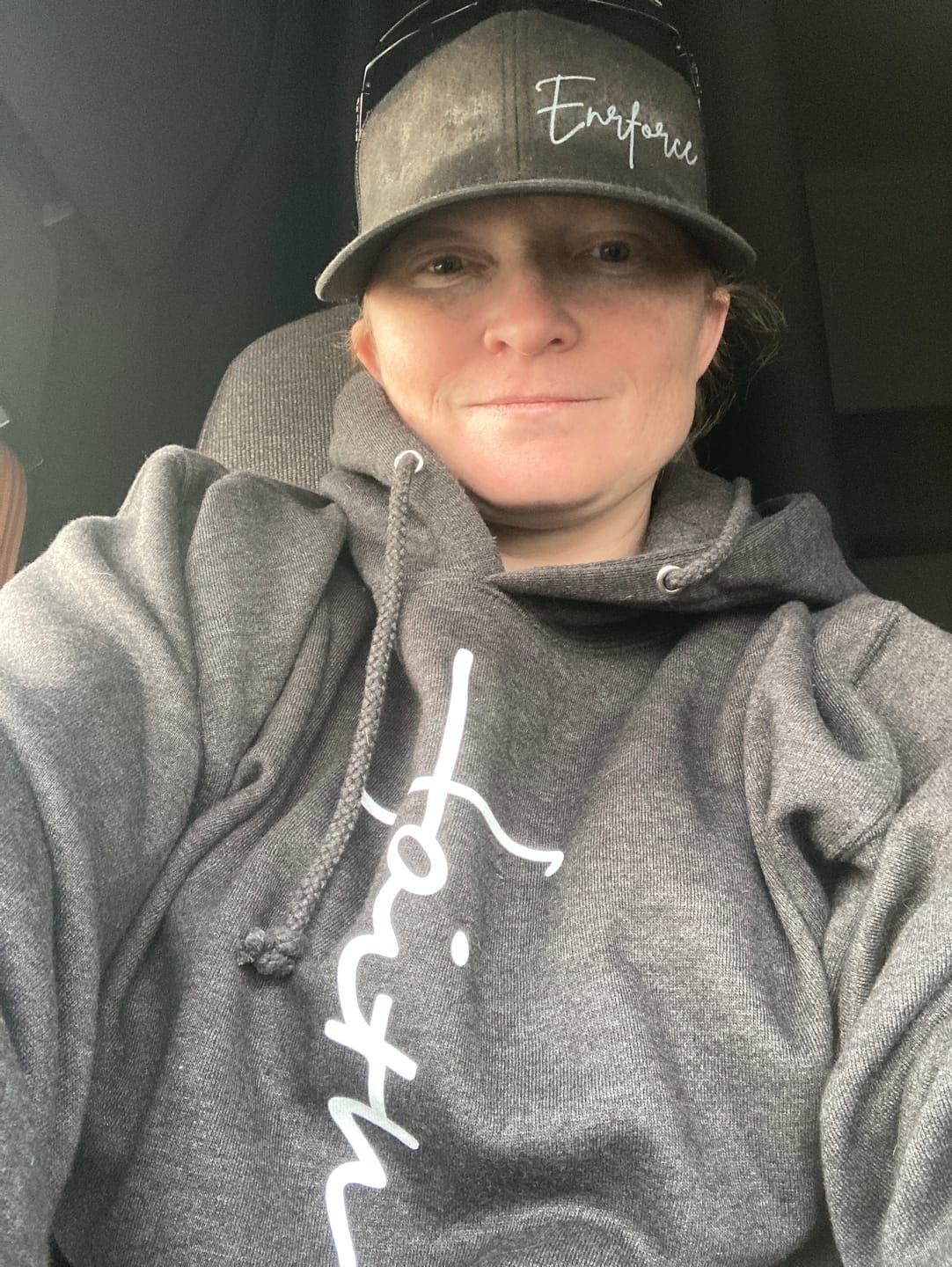 Customer photo review of Faith Cross Hoodie