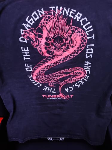 Customer photo review of LUCK OF THE DRAGON T-SHIRT