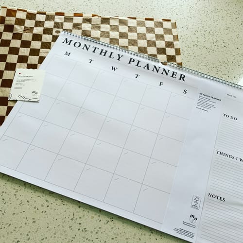 Customer photo review of Monthly Planner
