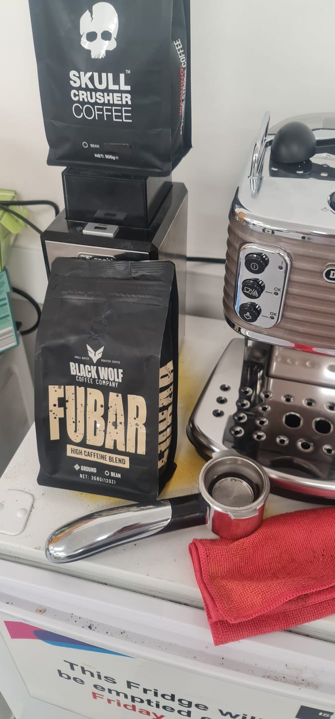 Customer photo review of FUBAR - High Caffeine Blend - 360g