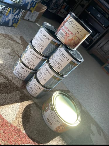 Customer photo review of Holiday Sea Salt Peanuts