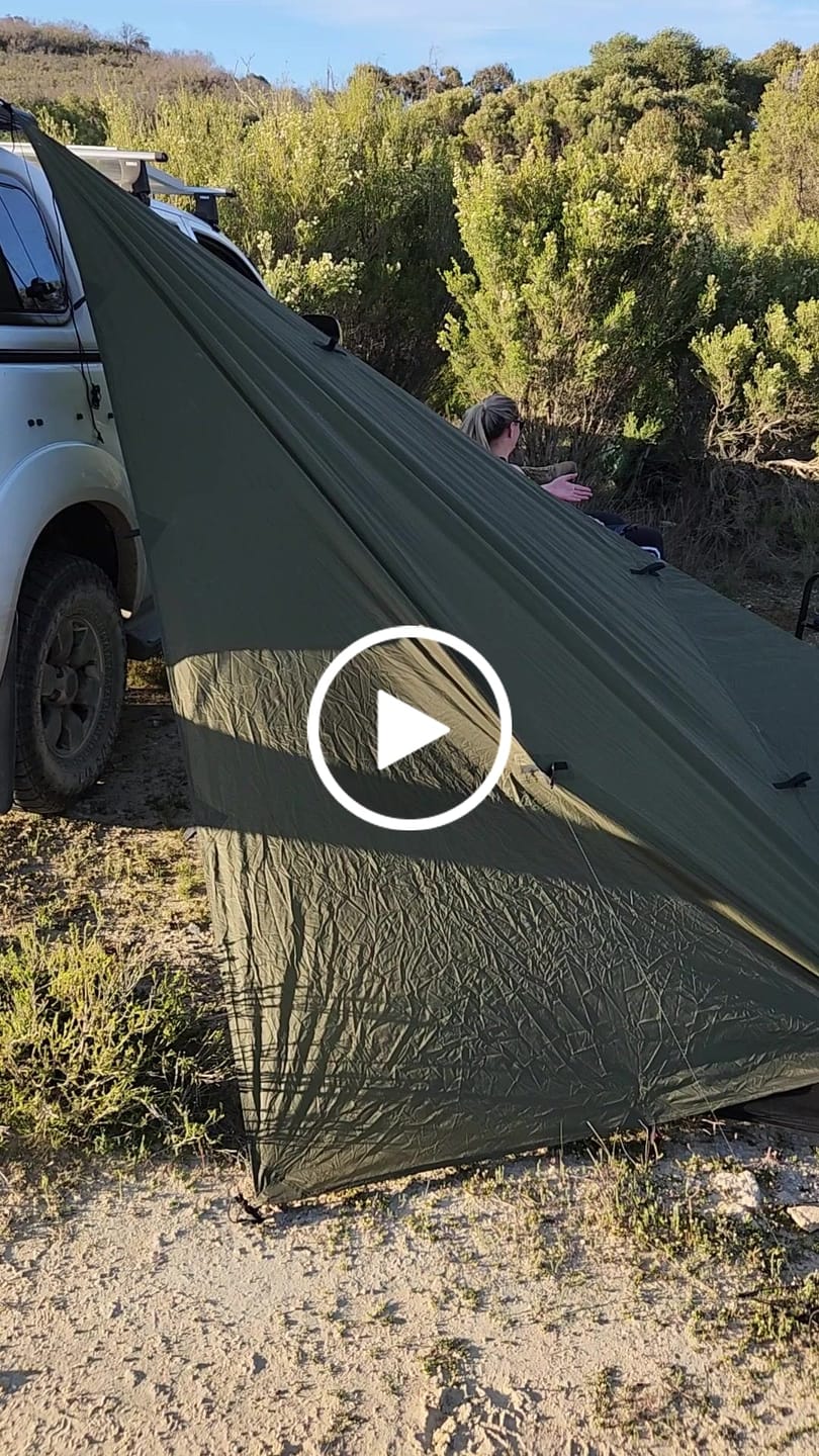 Customer video review of 3m x 3m Lightweight Tarp