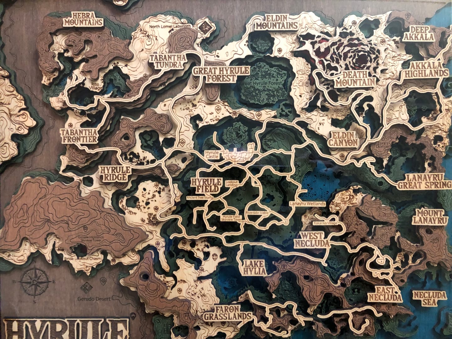 Customer photo review of THE HYRULE MAP 2.0