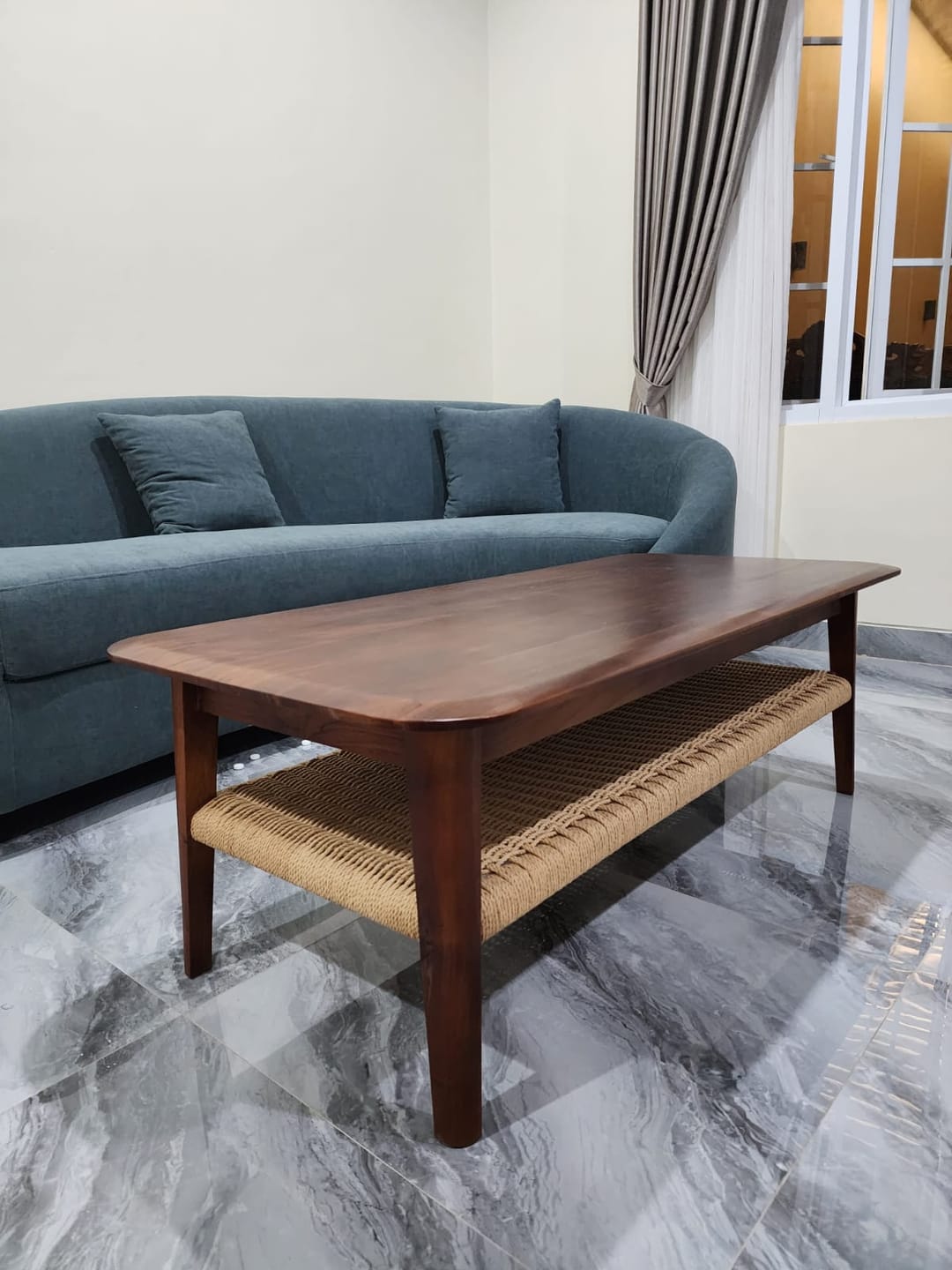 Customer photo review of Exclusive Teak & Loom Coffee Table