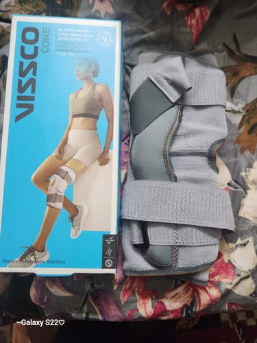 Customer photo review of Functional Knee Support | Provides moderate support & stability to the Knee | Color - Black (Single Piece)