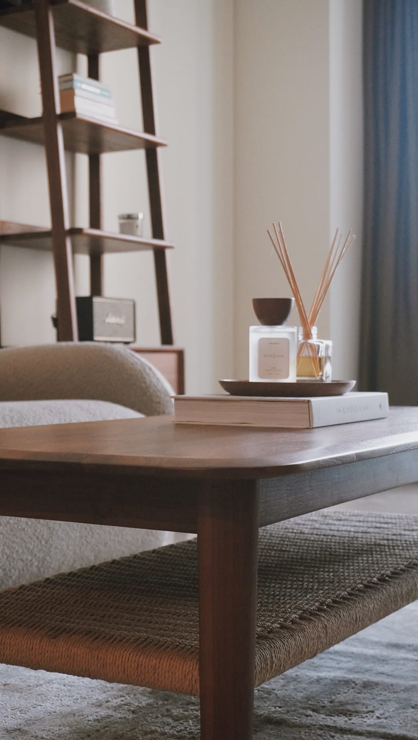 Customer photo review of Exclusive Teak & Loom Coffee Table