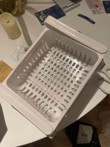 Customer photo review of Globetrek° FridgeRack - Udvidelig Opbevaringshylde Til Køleskab