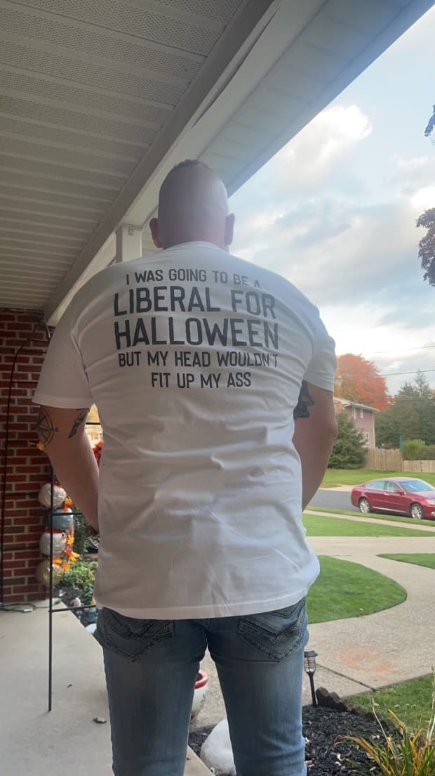 Customer photo review of Liberal for Halloween