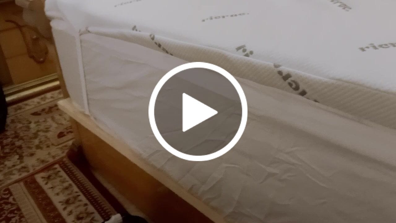 Customer video review of Memory Foam Topper Mattress