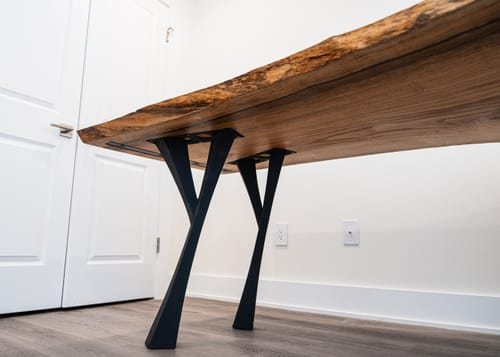 Customer photo review of Metal Table Legs - 507 Yami 28"H