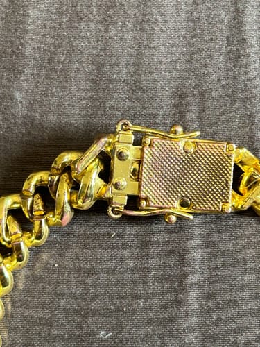 Customer photo review of Iced Out Cuban Link Chain