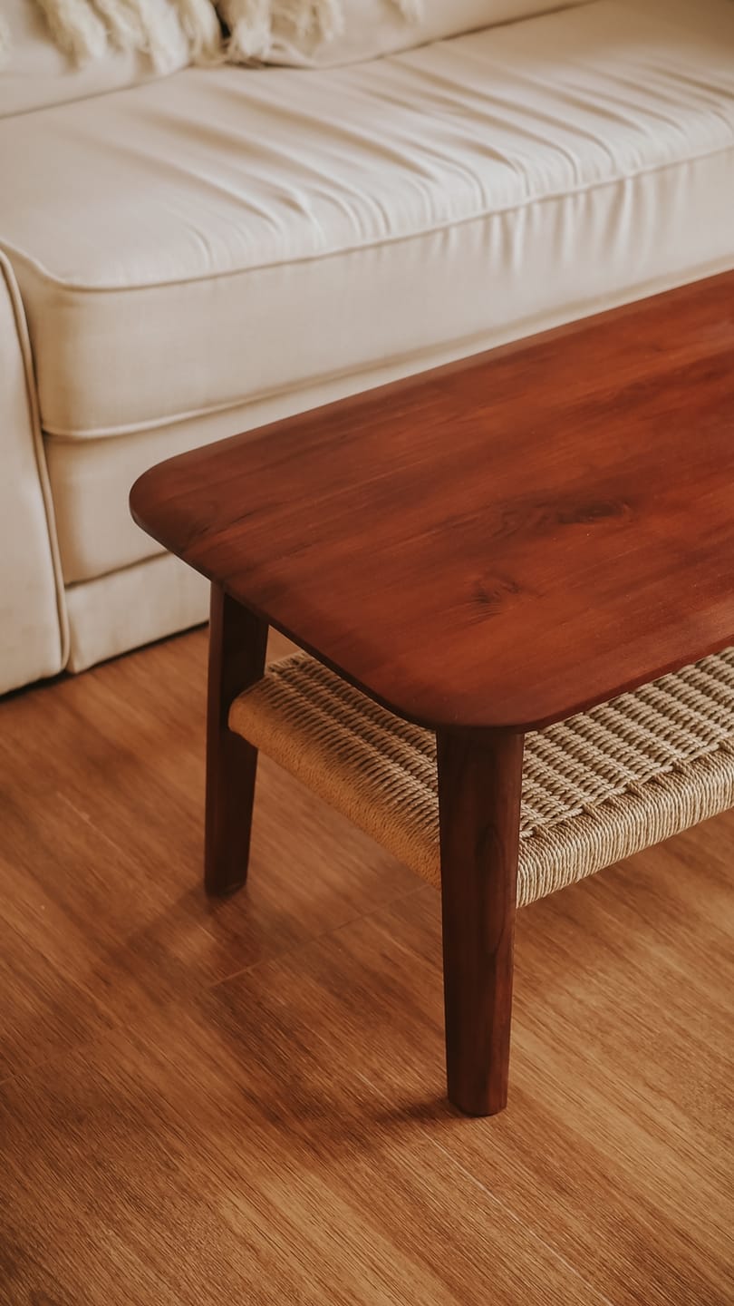 Customer photo review of Exclusive Teak & Loom Coffee Table