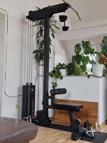 Customer photo review of Latzug mit Ruder-Station | 224cm Höhe