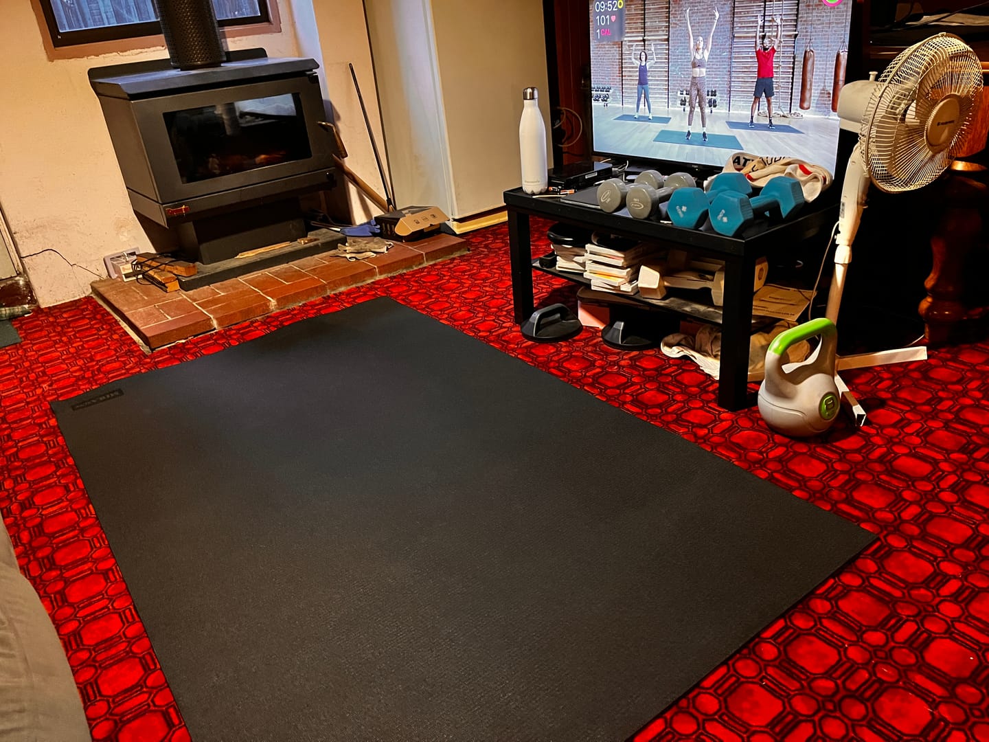 Customer photo review of Miramat® - 200cm x 120cm - Extra Large Exercise Mat - In Stock