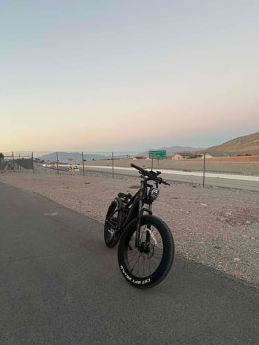 Customer photo review of Vitilan T7 Full Suspension Mountain E-bike