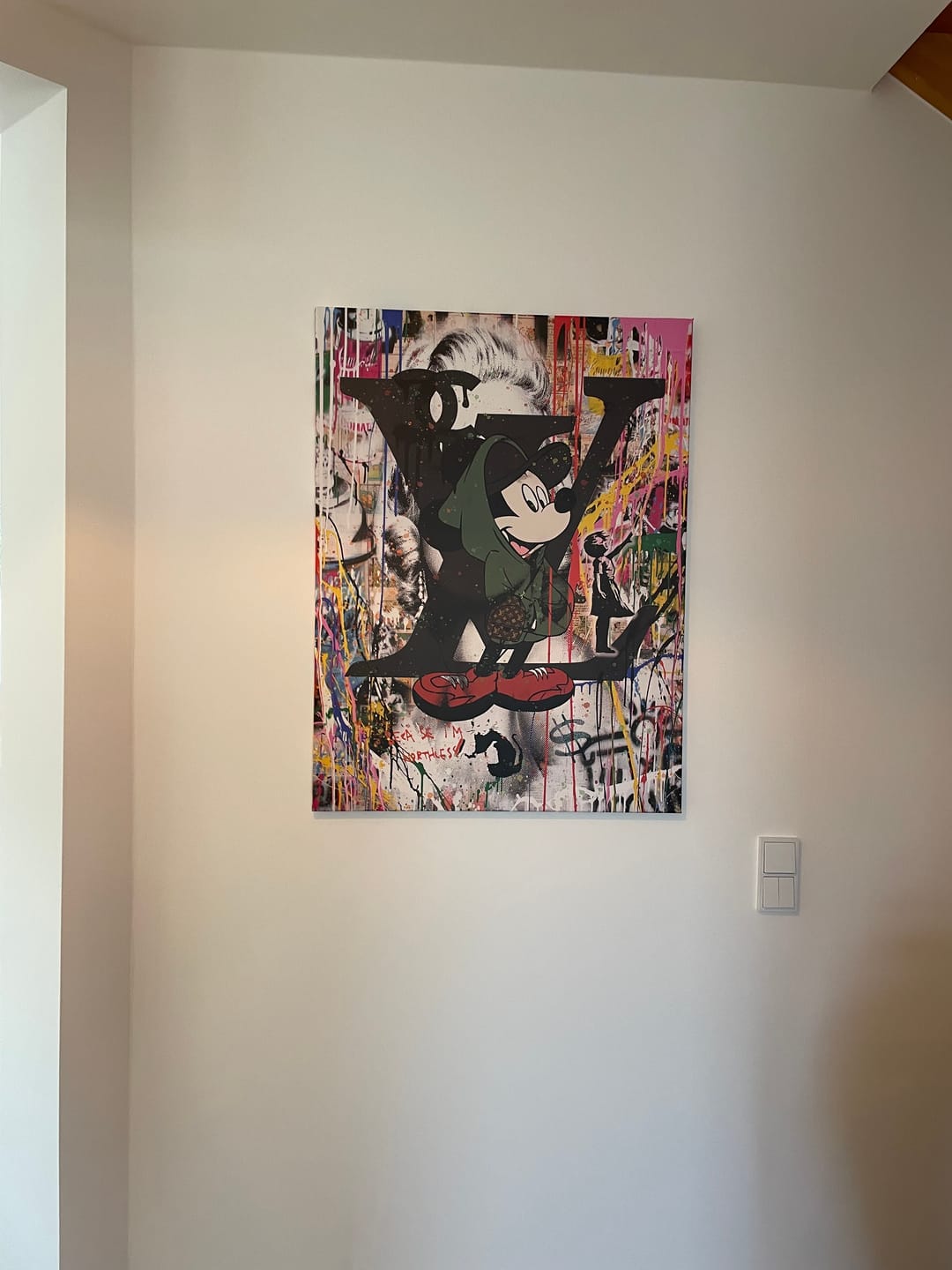Customer photo review of Luxury Comic Pop Art