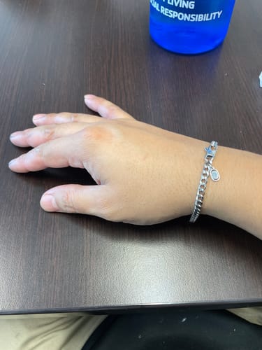Customer photo review of Cuban Bracelet (Silver) 4mm