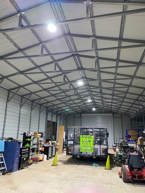 Customer photo review of LED High Bay - 100W - 4 Pack - 11,000 Lumens - Slim UFO - Hook Mount - UFO Series - UL
