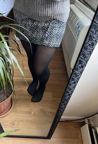 Customer photo review of Thermoleggings - Gefütterte Feinstrumpfhose