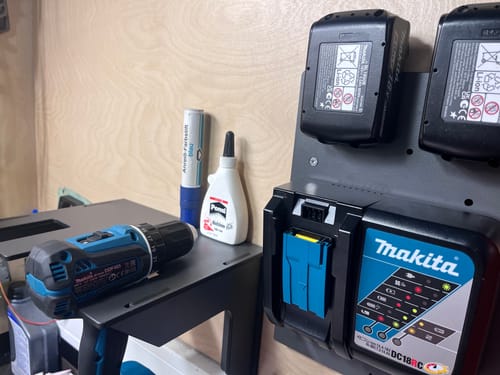 Customer photo review of Wandhalterung für Akkuschrauber + GRATIS Akkuhalterung