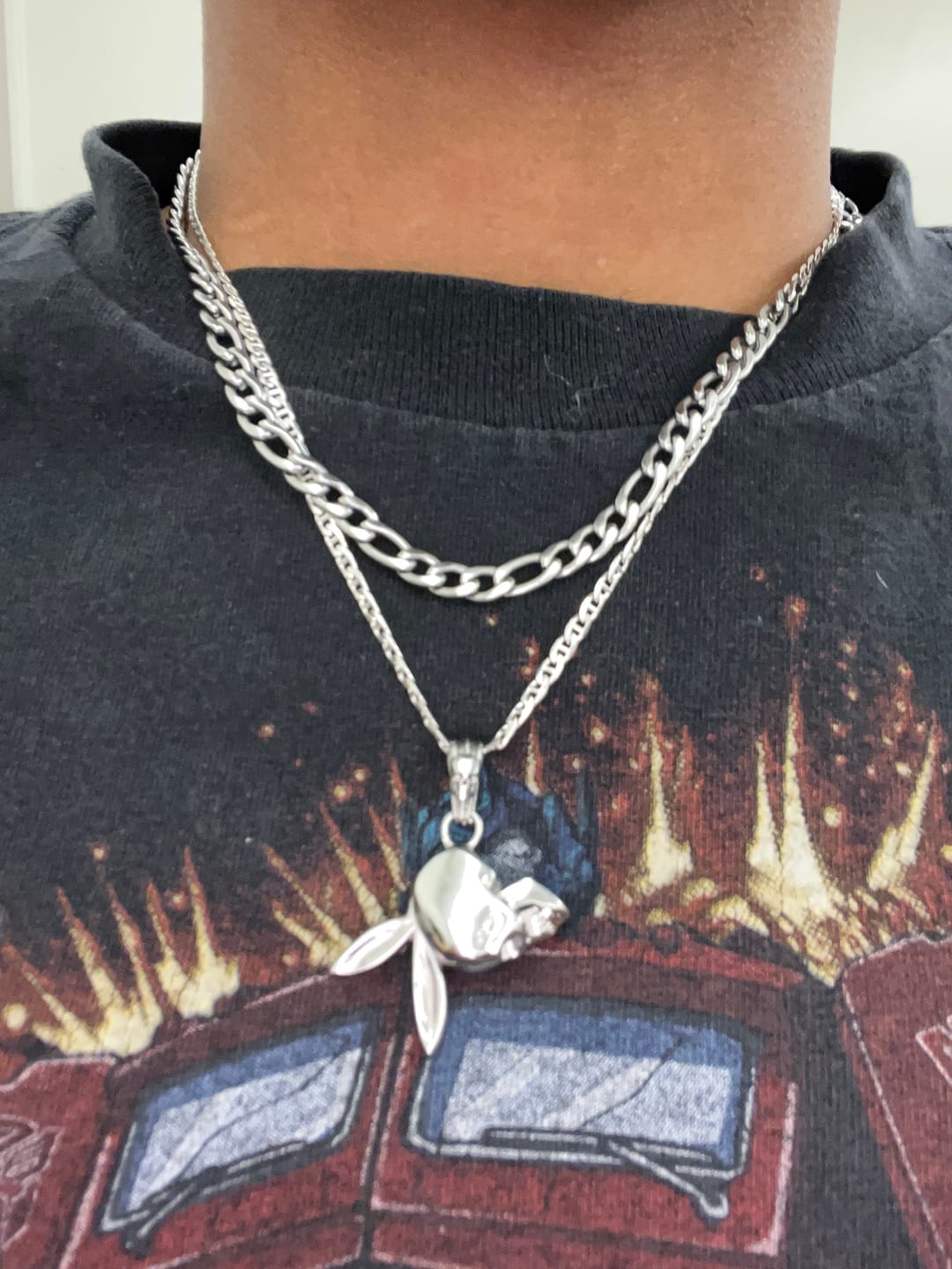 Customer photo review of SKULLBOY PENDANT