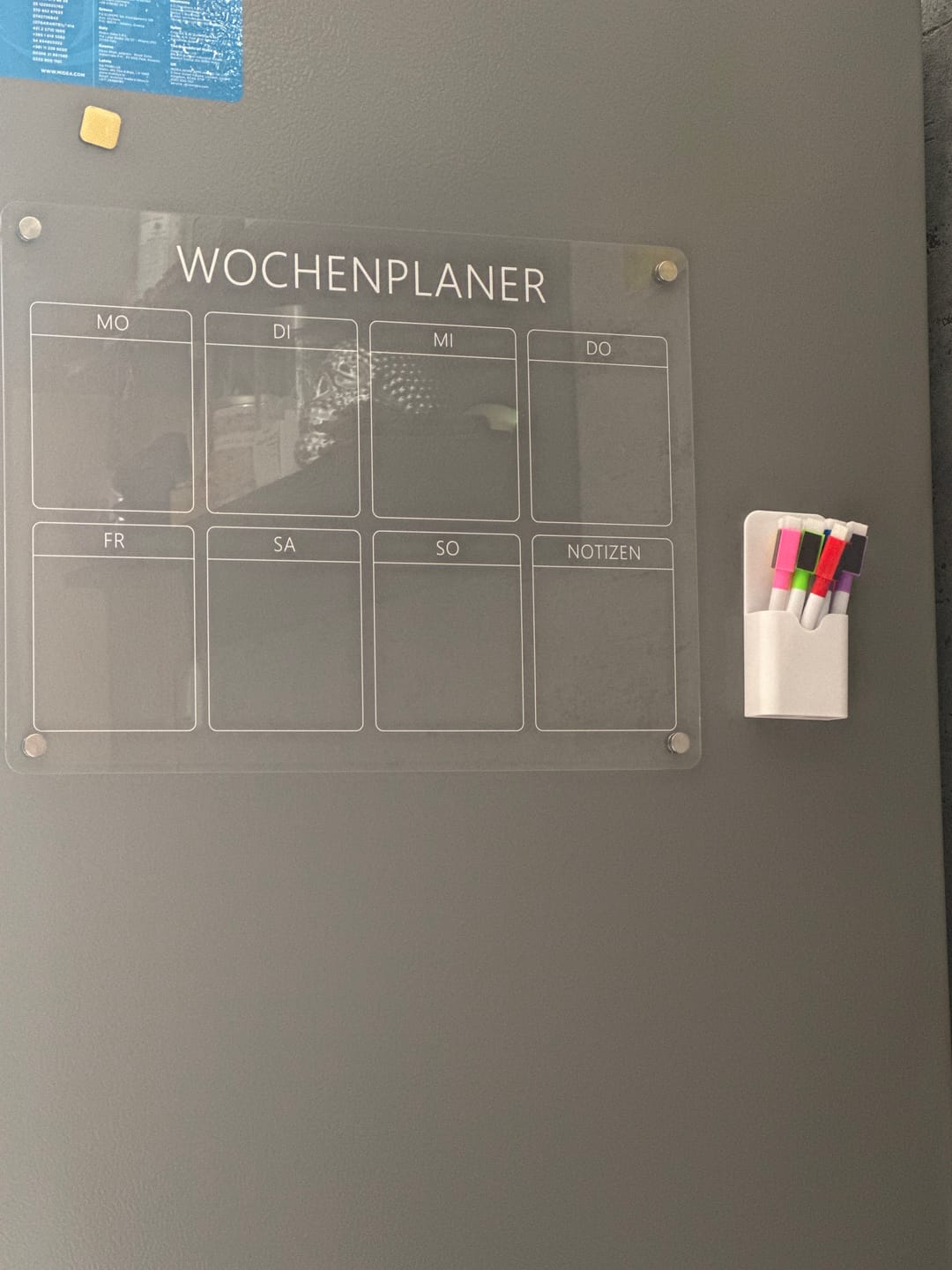 Customer photo review of Kühlschrankplaner "Wochenplan"