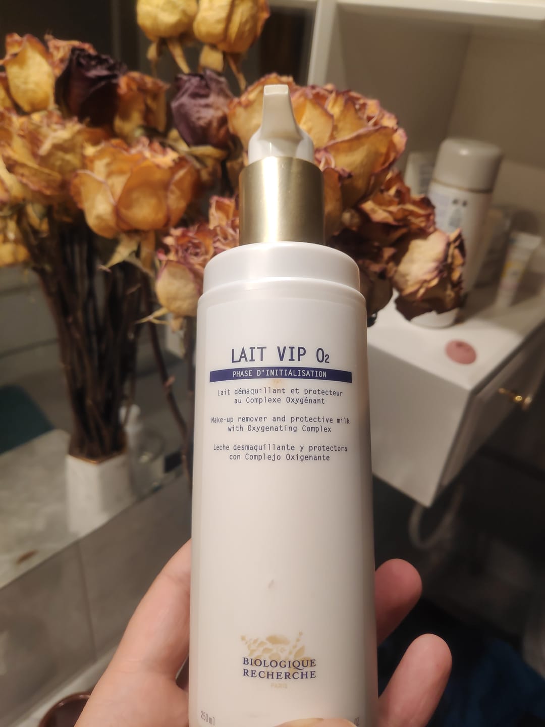 Customer photo review of Lait Oxygenant VIP O2 250 ml Biologique Recherche