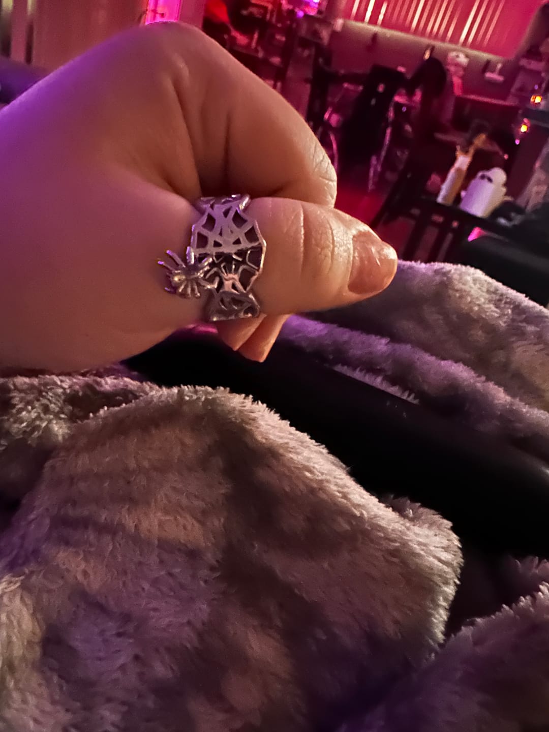Customer photo review of SPIDER WEB RING