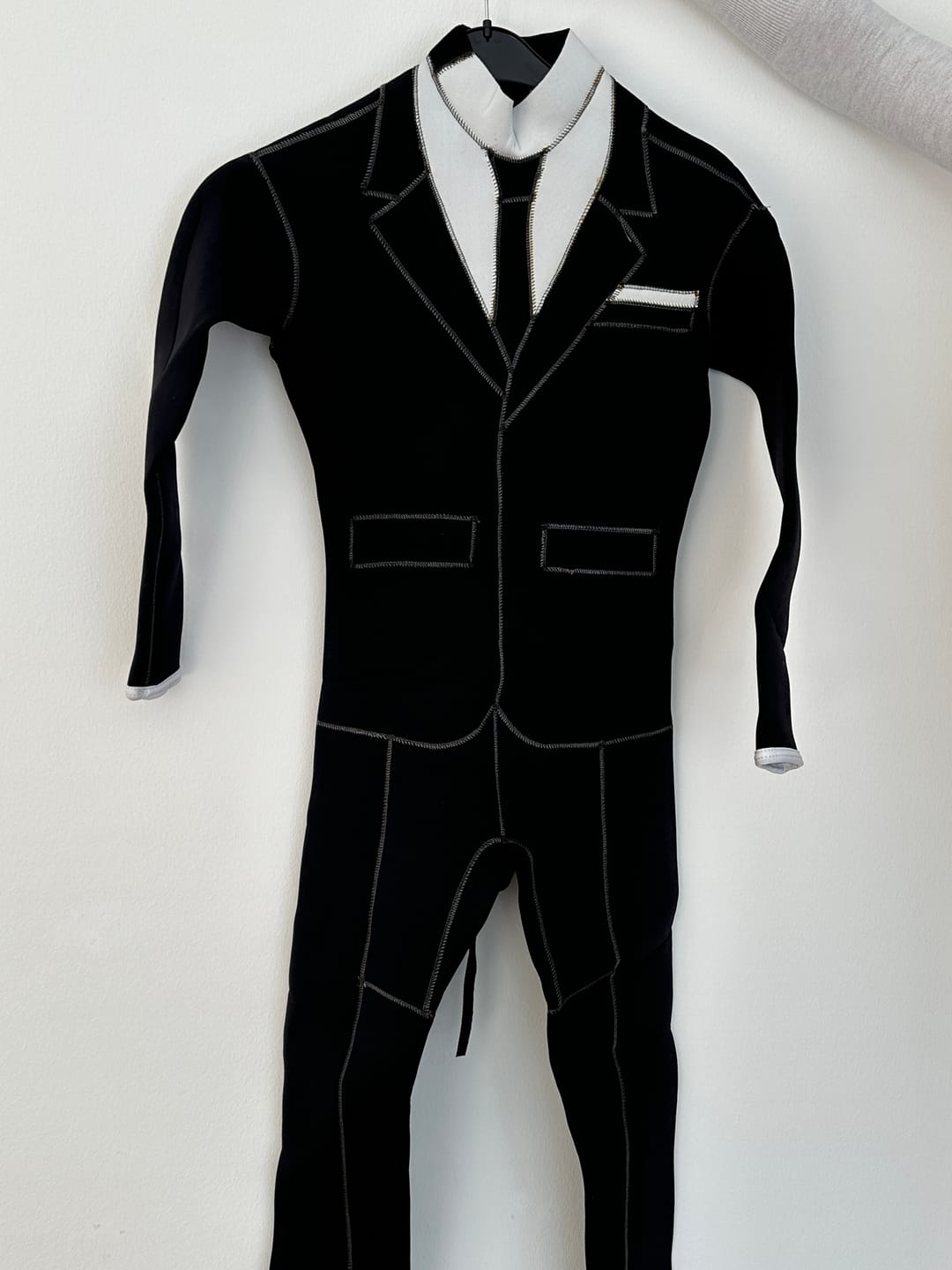Customer photo review of 3mm Scuba Neoprene Suit: Wetsuit that looks like a suit