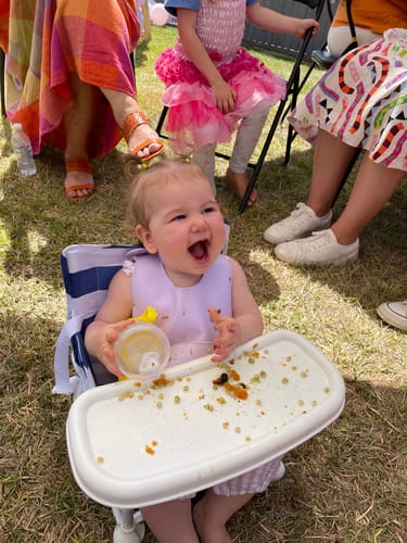 Customer photo review of Baby Travel Booster Seat