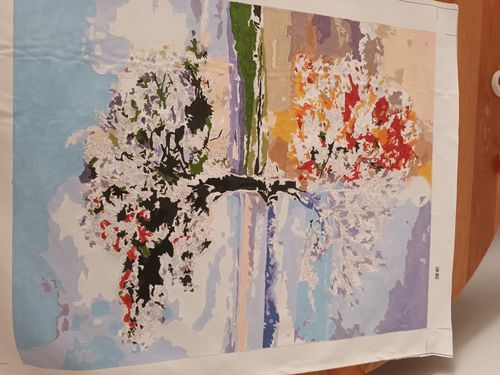 Customer photo review of Tree, Seasons - Paint by Numbers