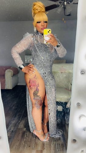 Customer photo review of Della Mirror Dress(Read To Ship)