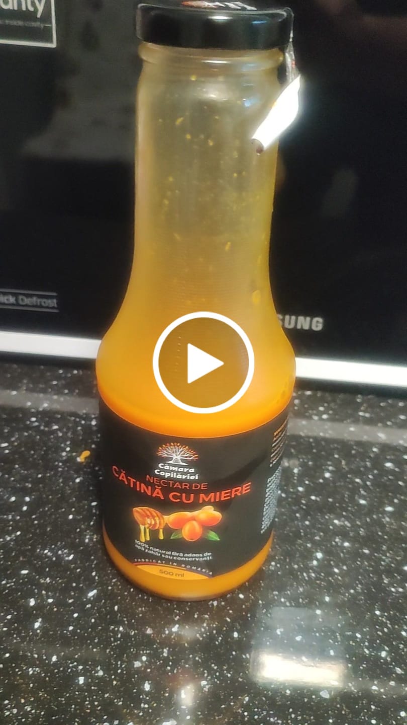 Customer video review of Nectar de Cătină cu Miere - 500ml