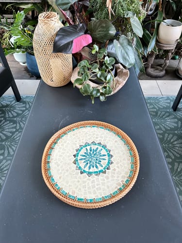 Customer photo review of Lumen Bamboo Latern (Medium)